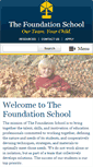 Mobile Screenshot of foundationschool.org